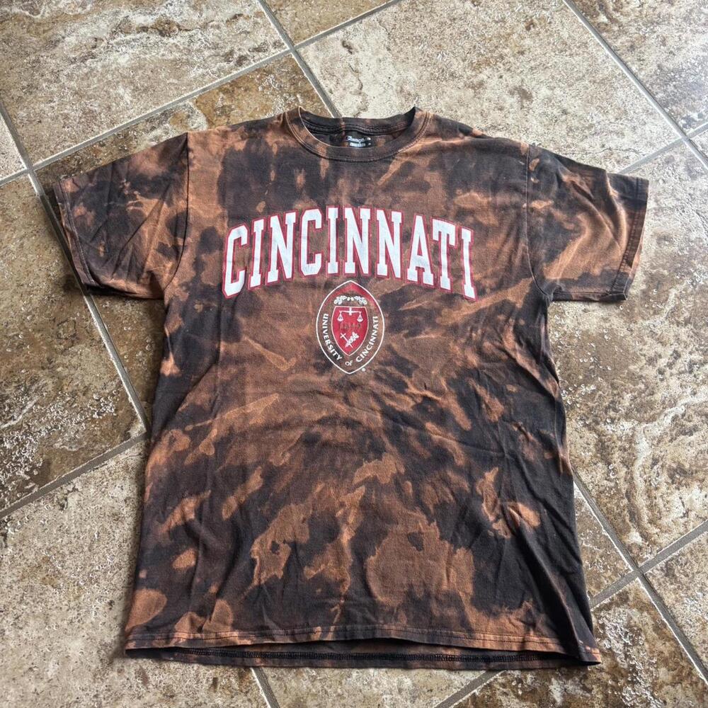 champion cincinnati bleach wash tee